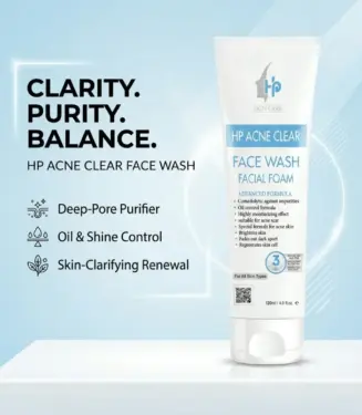 HP Acne Clear Face Wash – Deep Cleansing Oil Control Facial Foam